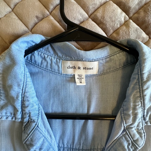 Cloth & Stone Denim Romper, size M - Picture 3 of 3